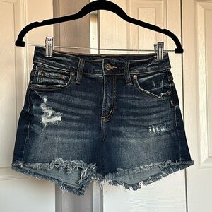 Silver Jeans Co. distressed denim shorts